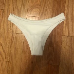 Brand new white zaful bikini bottoms
